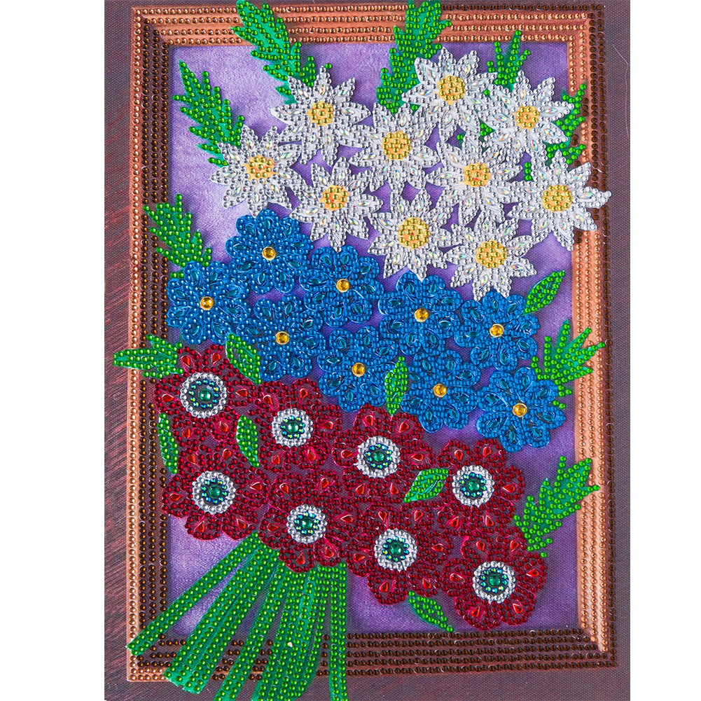 

Flower Quilling Paper - Special Shaped Diamond Painting - 30*40CM, 501 Original