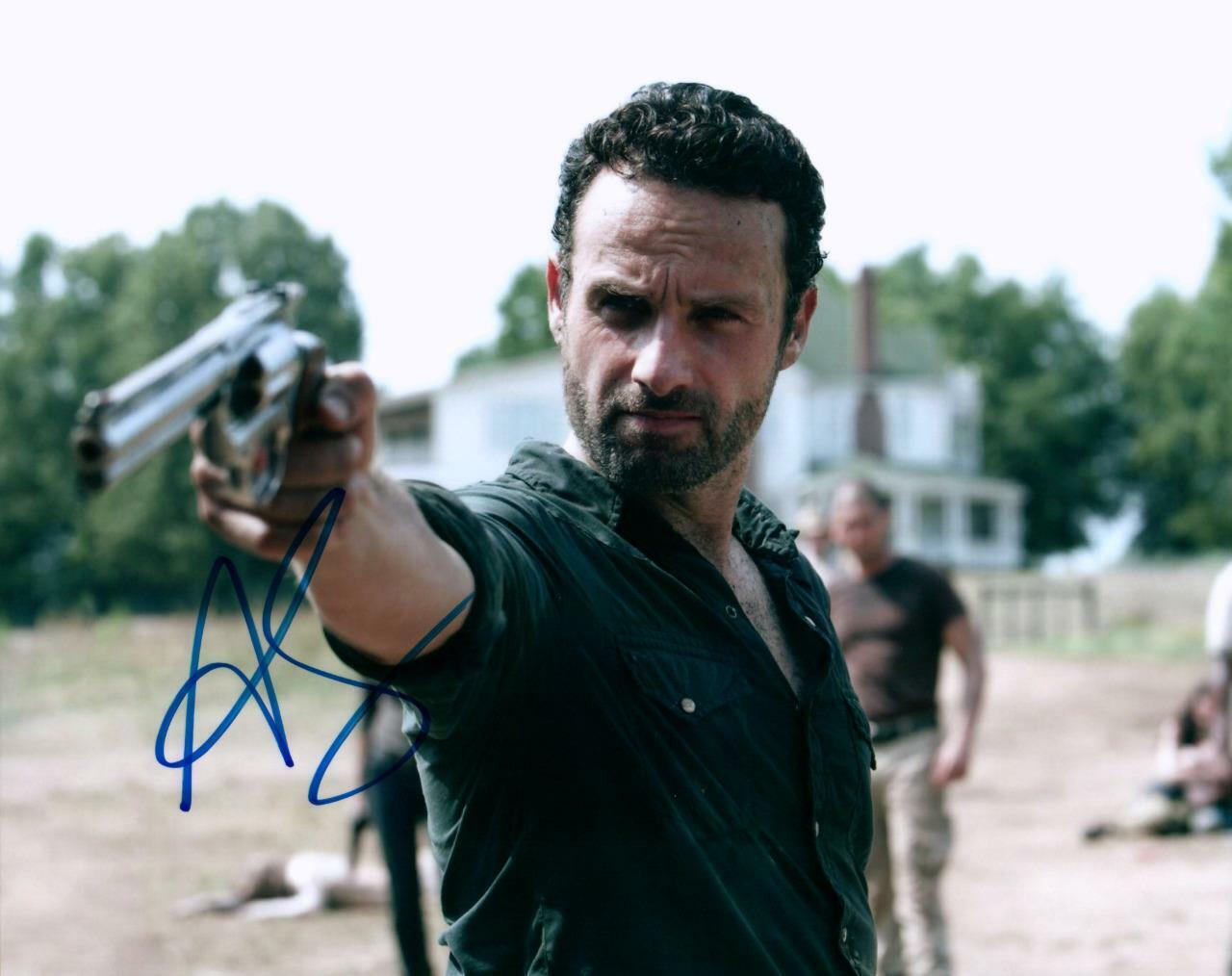 Andrew Lincoln signed 8x10 Photo Poster painting Picture autographed Pic includes COA