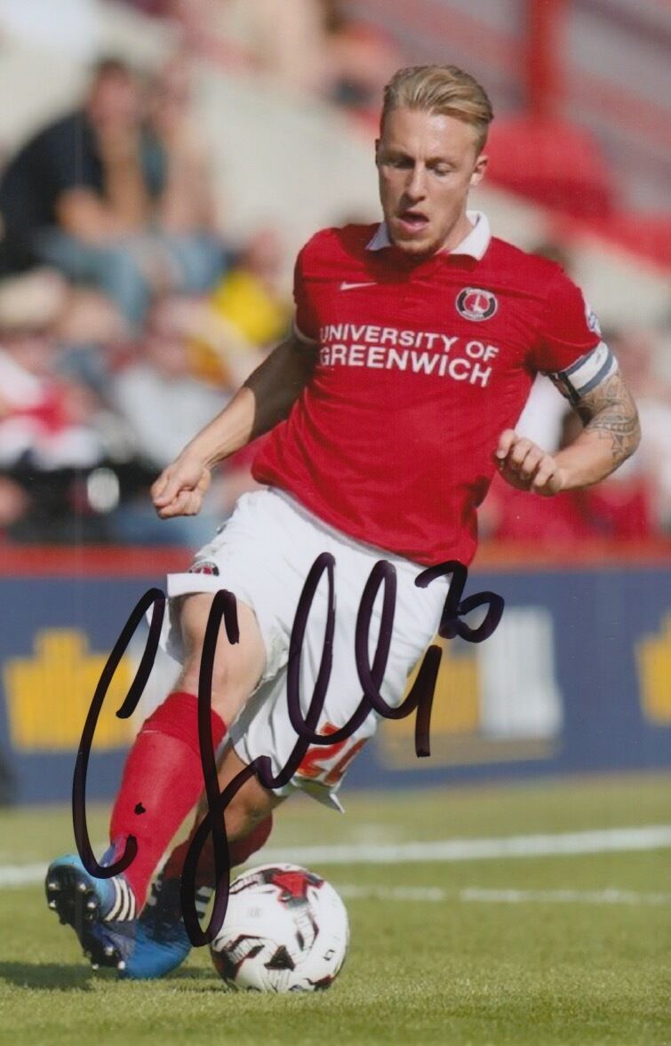 CHARLTON ATHLETIC HAND SIGNED CHRIS SOLLY 6X4 Photo Poster painting 1.