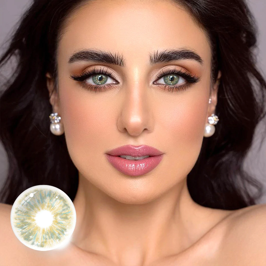 Monet Green Contact Lenses 14.2mm Nice Eyes Decoration