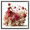 Flower Dance Girl-11CT Stamped Cross Stitch 40*40cm