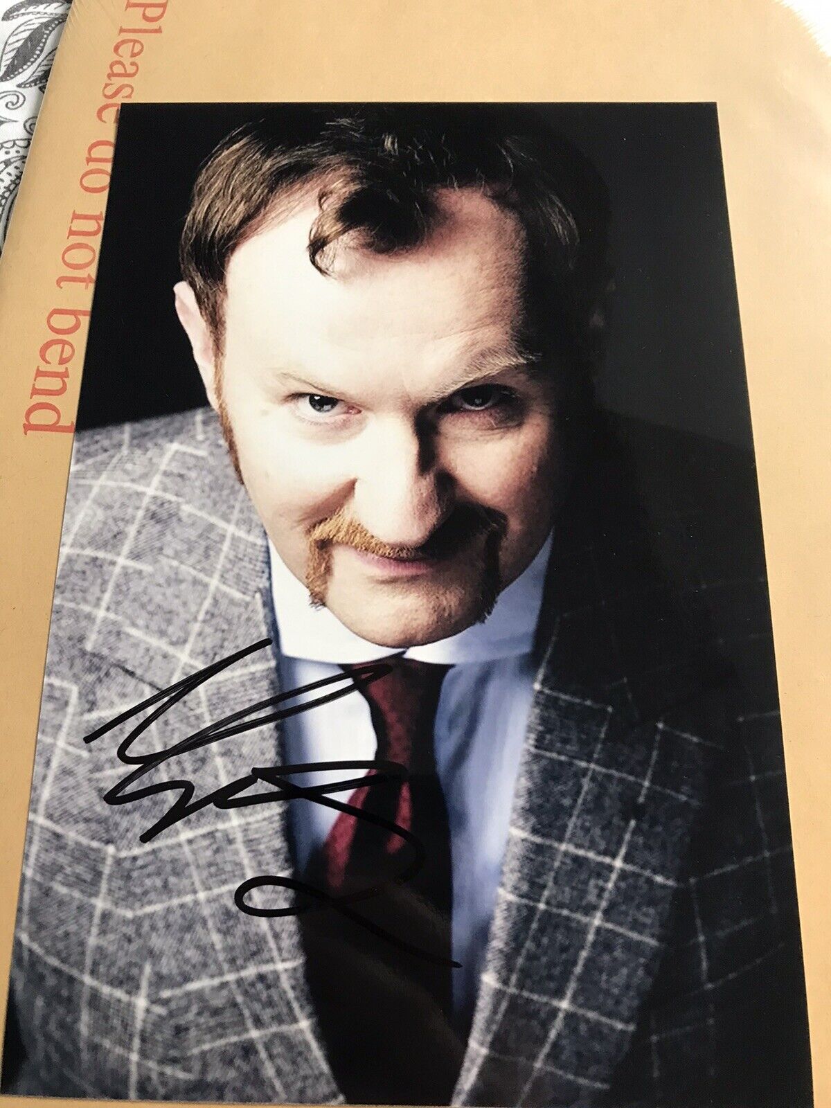 Mark Gatiss HAND SIGNED 9x6 Photo Poster painting, Autograph, Sherlock, League of Gentleman s