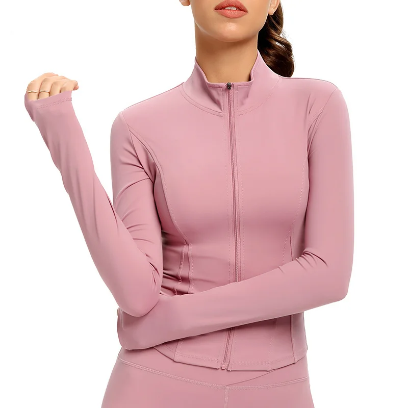 Casual Stand Collar Zip Jacket