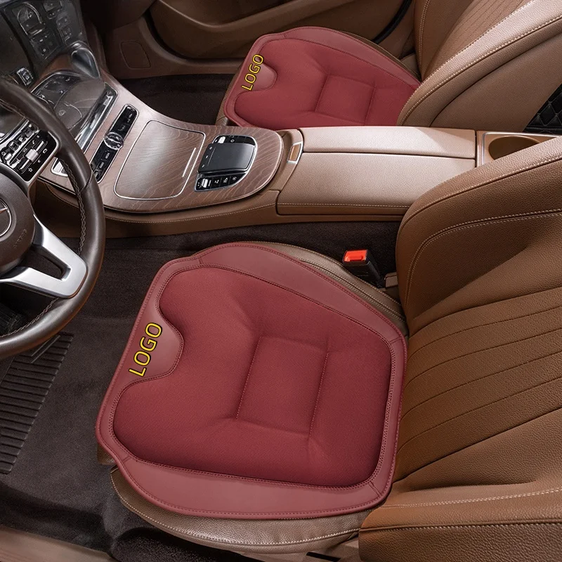 New 2025 car seat cushion summer ice silk cool pad nappa anti-fouling leather high-end seat cushion ventilation and breathable four seasons