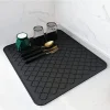 1pc Dish Drying Mats For Kitchen Counter, Heat Resistant Non-slip Draining Mat, Kitchen Gadgets, Kitchen Accessories, 16 X 12 X 0.2in(🎁Christmas Hot Sale🎁)