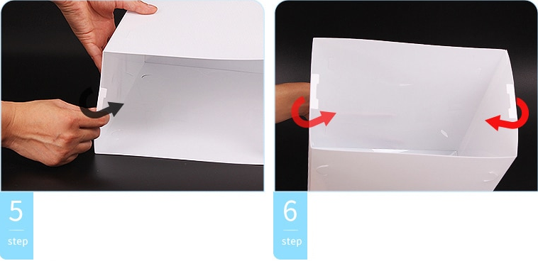 Drop Front Organization Boxes, Drop Front Organization Boxes 6 pcs