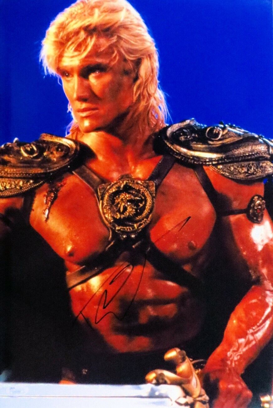 Dolph Lundgren Signed Autographed 12X18 Photo Poster painting He-Man JSA S79359