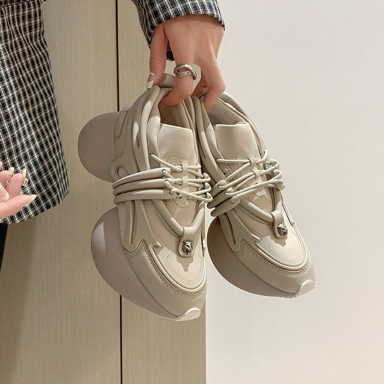 Fashion Spring Tide Female Star Ball Sole Pointy Future Sense Of Sports Shoes-PABIUYOU- Women's Fashion Leader