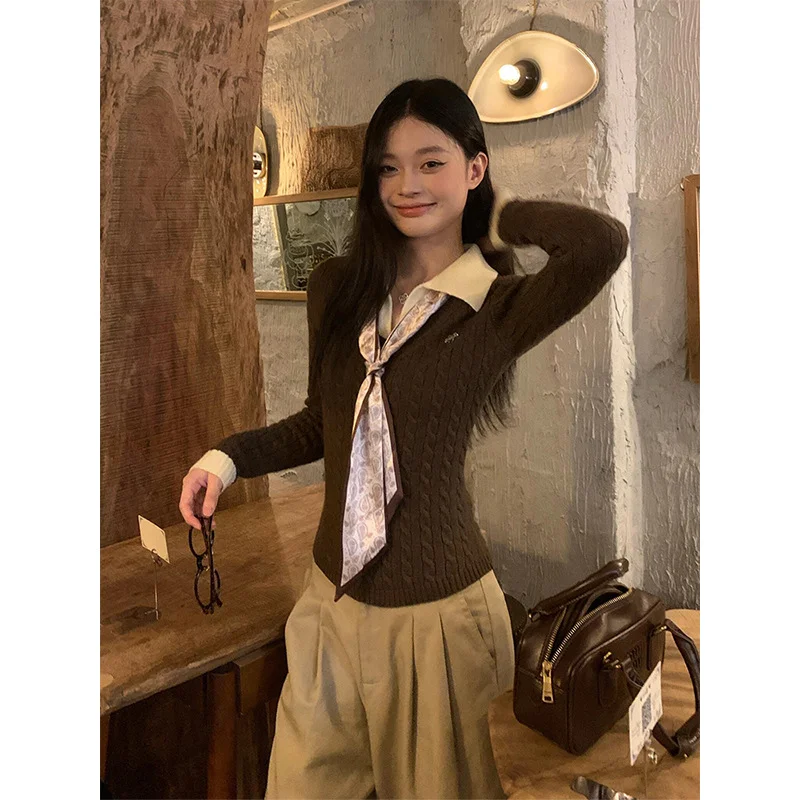 Nigikala Nigikala Summer White Cotton Skin On The Shoulder Thin T-Shirt Commuting Design Gray Simple Skirt Set