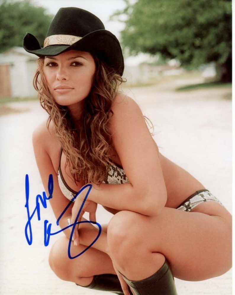 Ali landry signed autographed sexy bikini 8x10 Photo Poster painting