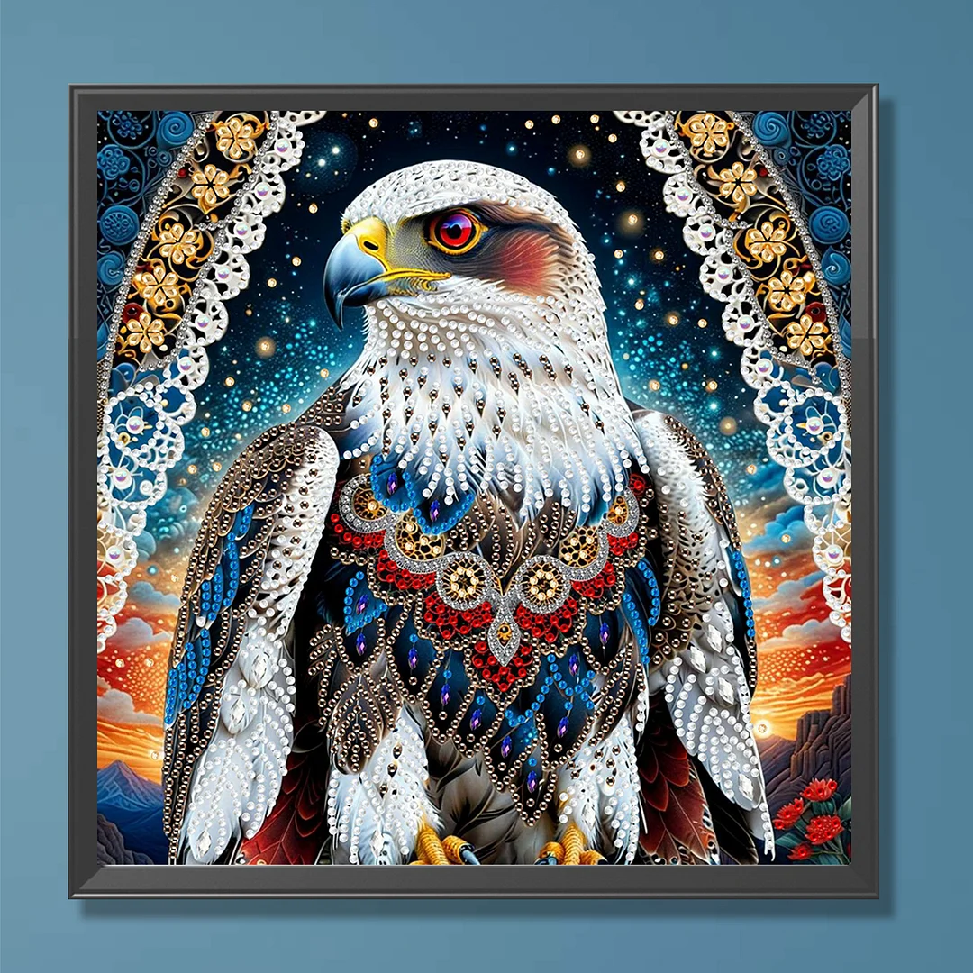 Eagle2 - Partial Special Shaped Drill Diamond Painting Kits (Canvas|30*30cm)
