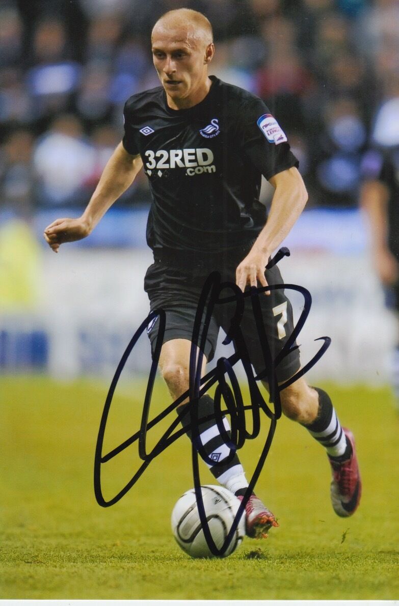 SWANSEA CITY HAND SIGNED DAVID COTTERILL 6X4 Photo Poster painting 1.