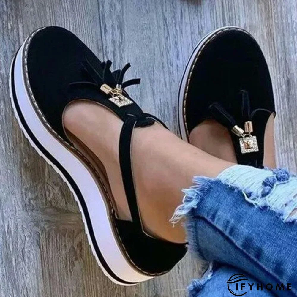 New Women Sandals Buckle Strap Flock Summer Shoes Chaussures Femme Flat Platform Sandalias Plus Size Shoes  Fashion | IFYHOME