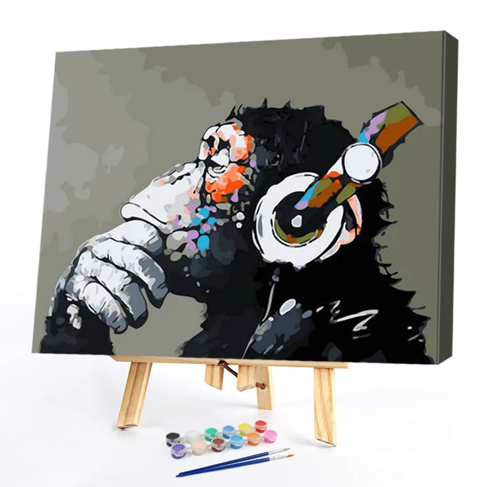 Music Monkey - Paint By Number(50*40cm)