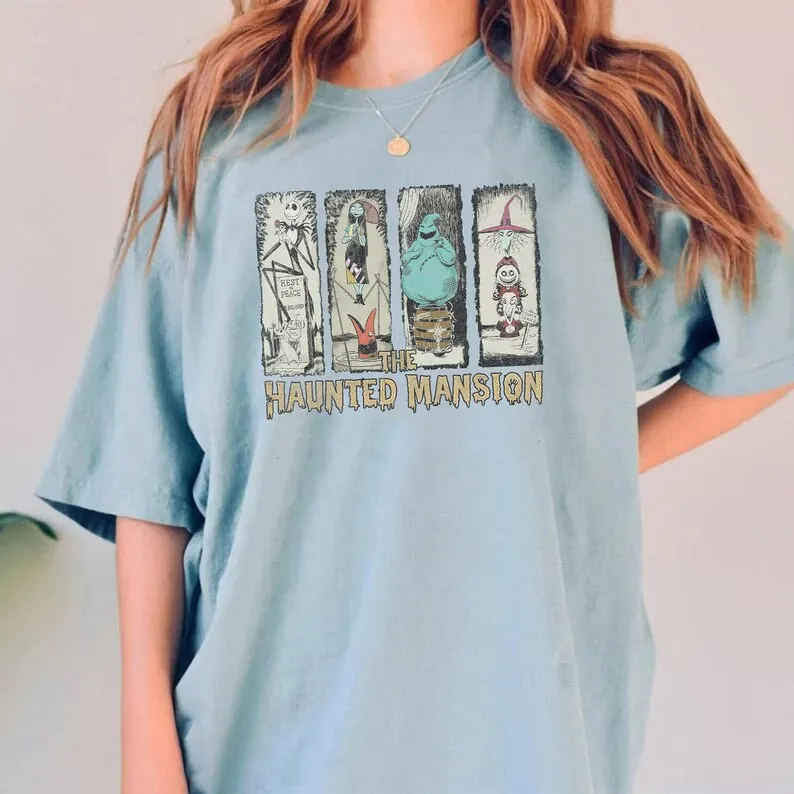 Vintage The Haunted Mansion Halloween Matching Shirt