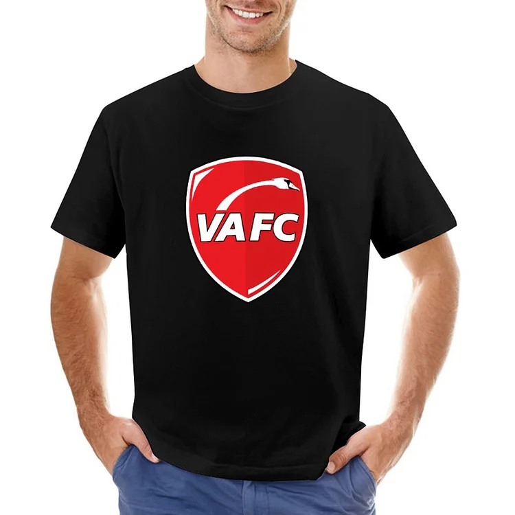 Valenciennes FC Tiger Pattern Lightning Icon Design T-shirt À Manches Courtes Gildan Pour Homme