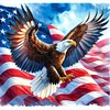 (40*40cm)Eagle - Square AB Drill Diamond Painting