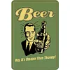 (Multi Style)Man Likes Beer - Vintage Metal Signs - 20*30cm