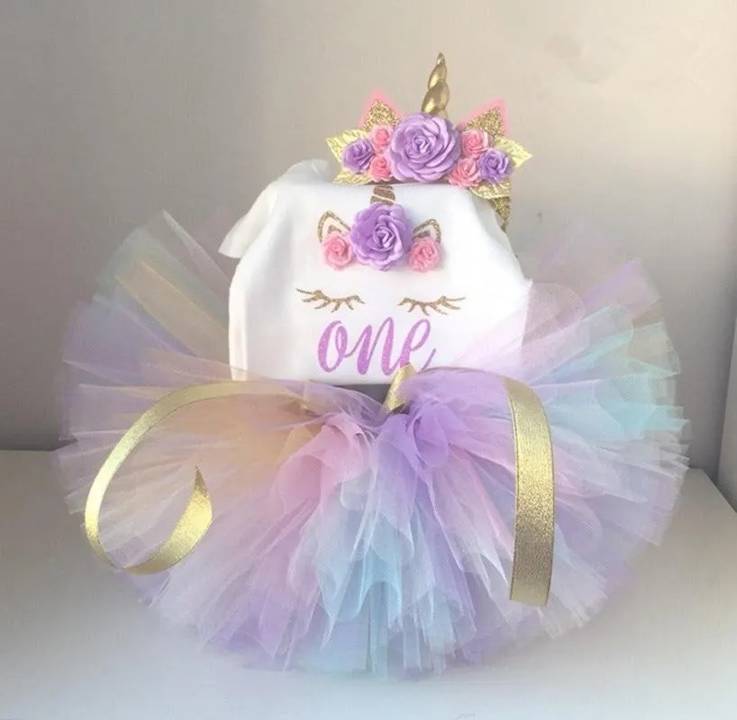 Baby Girls One Year Old Birthday Party Baptism Dress Toddler Newborn 1st Christening Gown Outfits Infant Clothing Sets Christmas