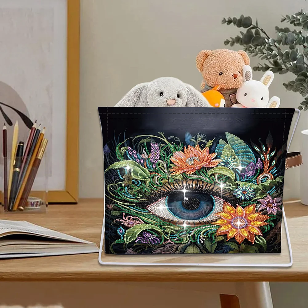 DIY Flower Eyes Special Shape Diamond Painting Storage Rack for Adults Kids