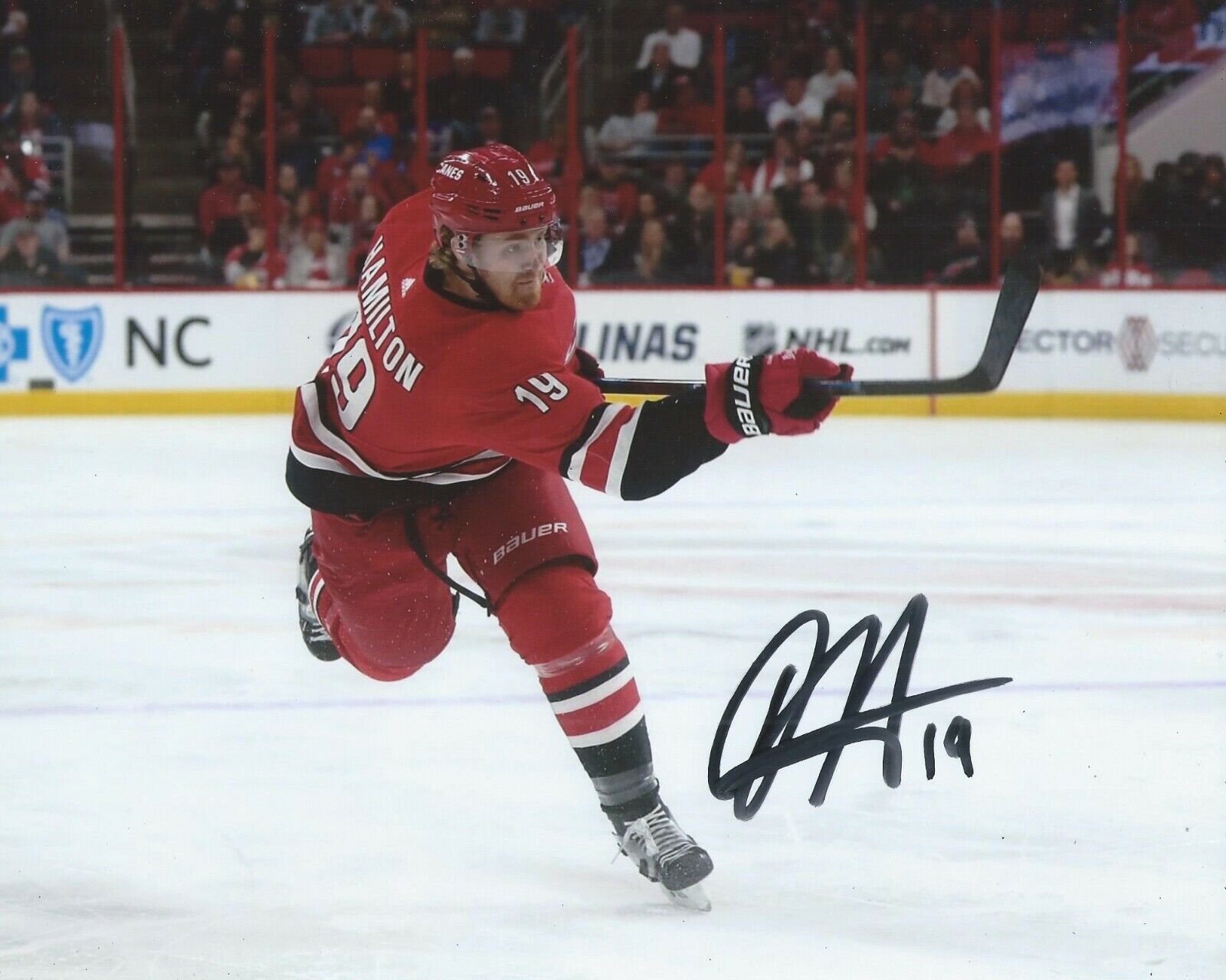 Dougie Hamilton Signed 8x10 Photo Poster painting Carolina Hurricanes Autographed COA