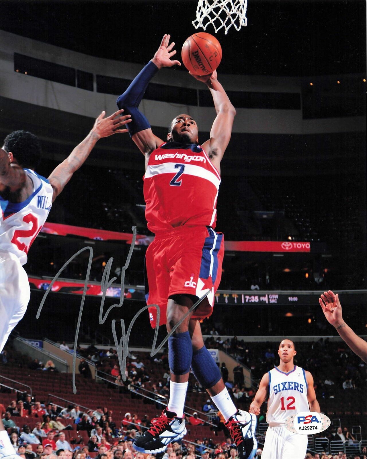 John Wall signed 8x10 Photo Poster painting PSA/DNA Washington Wizards Autographed