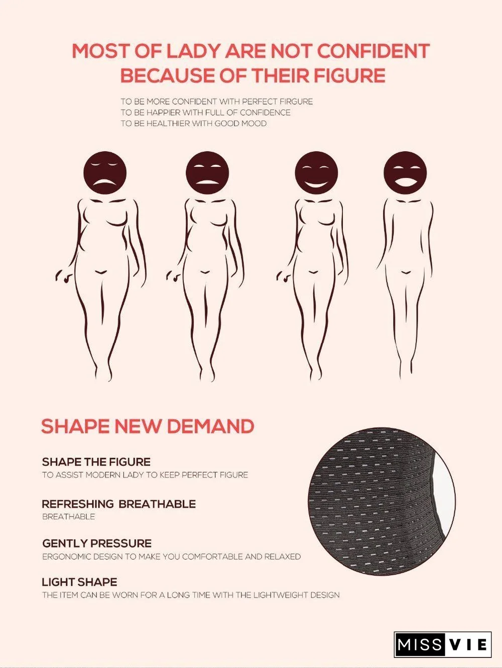 Fitness waist trainer - Bella slim - Slimming corset - S\/6XL