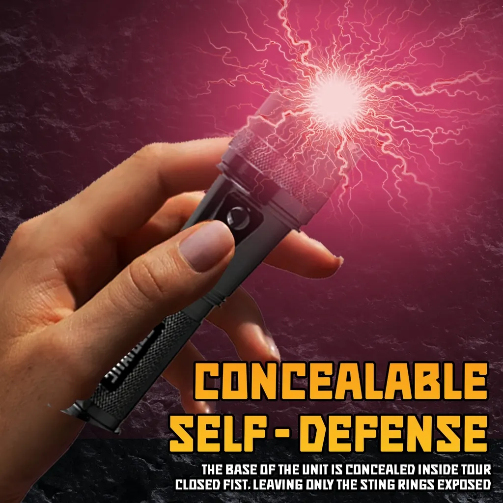 🔥 2025 Survival Sale 75% OFF 🚨 GOOTATIC™ VoltGuard V95 Stun Torch – Light the Way, Strike When Needed