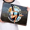 Navy Sailor Girl - Metal Tin Signs(8*12Inch/12*16Inch) - Garage&Transport