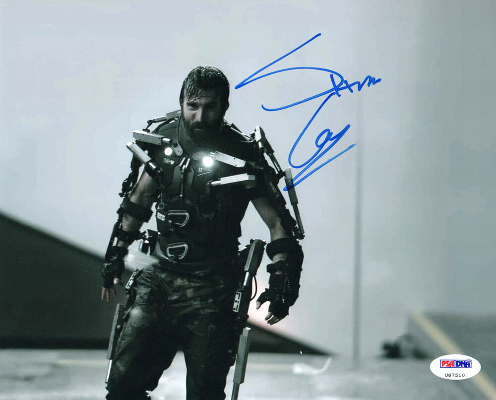 Sharlto Copley SIGNED 8x10 Photo Poster painting Kruger Elysium PSA/DNA AUTOGRAPHED