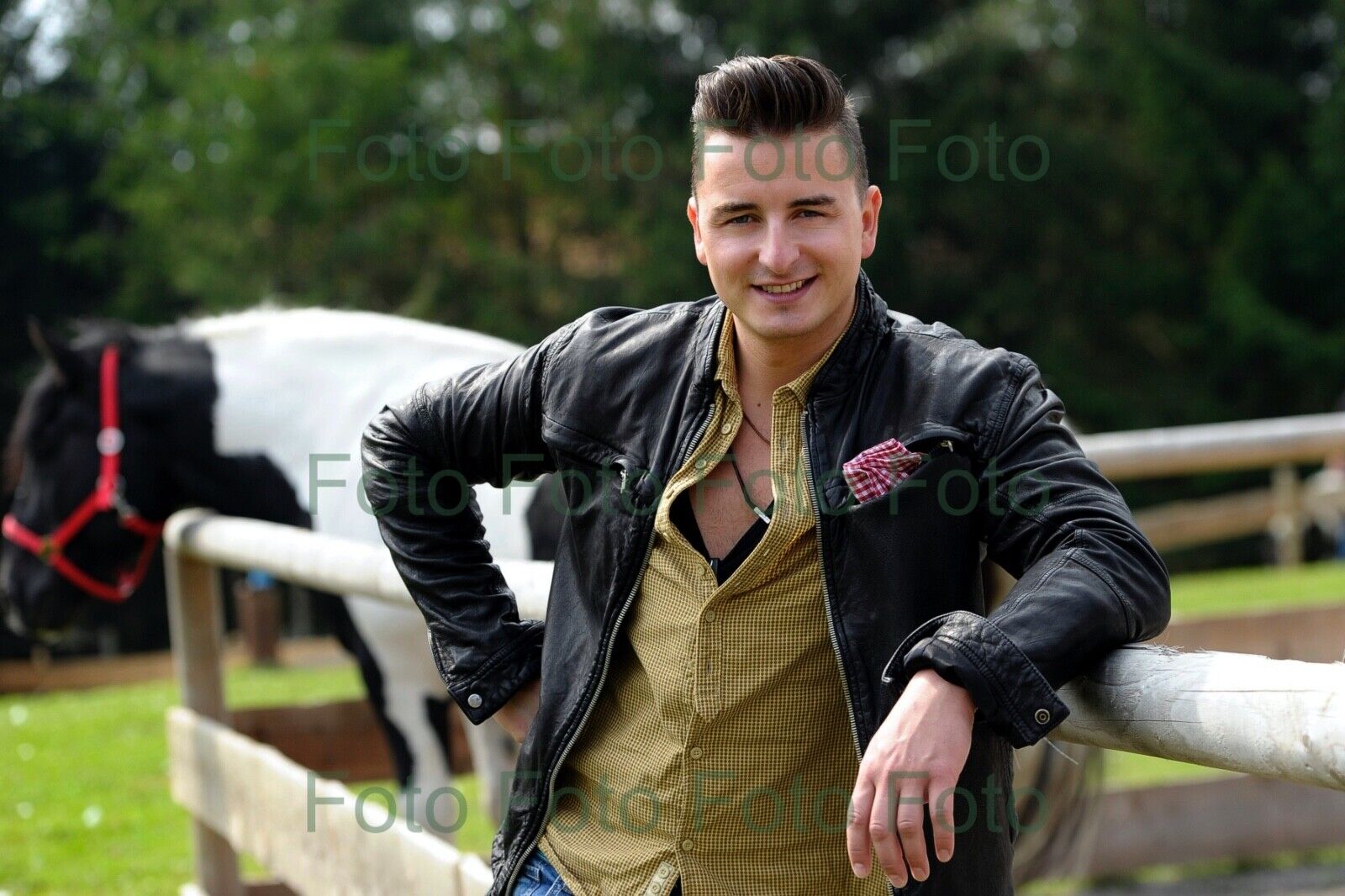 Andreas Gabalier Volks Musik Foto 20 x 30 cm ohne Autogramm (Be-85