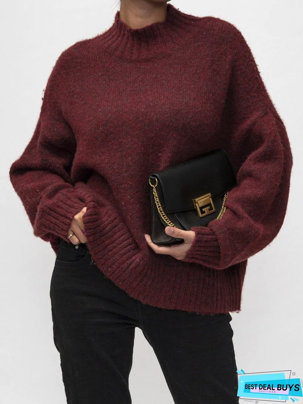 Brown Knitted Sweater