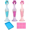 (US Only)3Pcs Vase Shape Diamond Painting Pen with Tray and Clay for Beginners (Owl Vase)