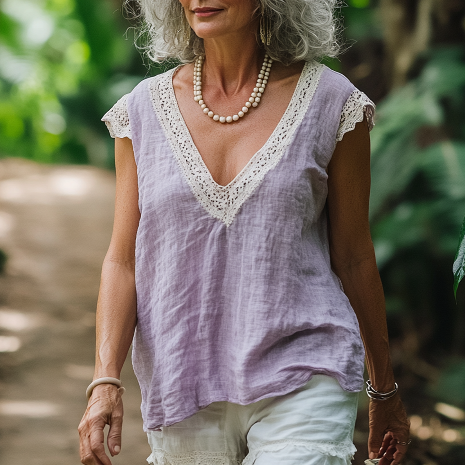 Women's Linen Vest Elegant And Comfortable Breathable Holiday Cotton And Linen Vest Home Daily Basic Sleeveless Top