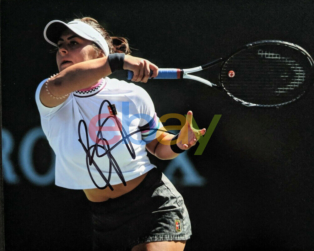 Bianca Andreescu Signed 8x10 Autographed Photo Poster painting Tennis reprint