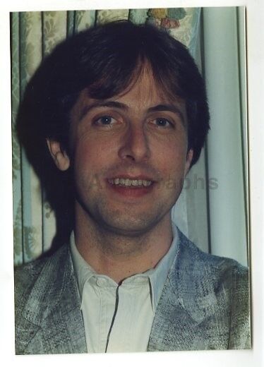 Clive Barker - Horror Author - Vintage Unpublished Candid Photo Poster painting by Peter Warrack