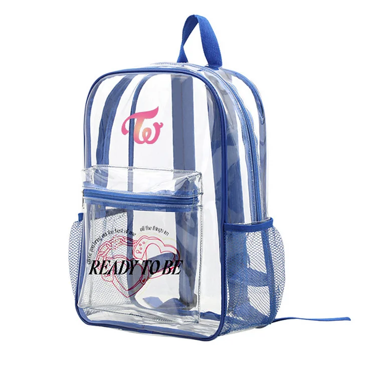 TWICE 5th World Tour READY TO BE Concert Clear PVC Backpack