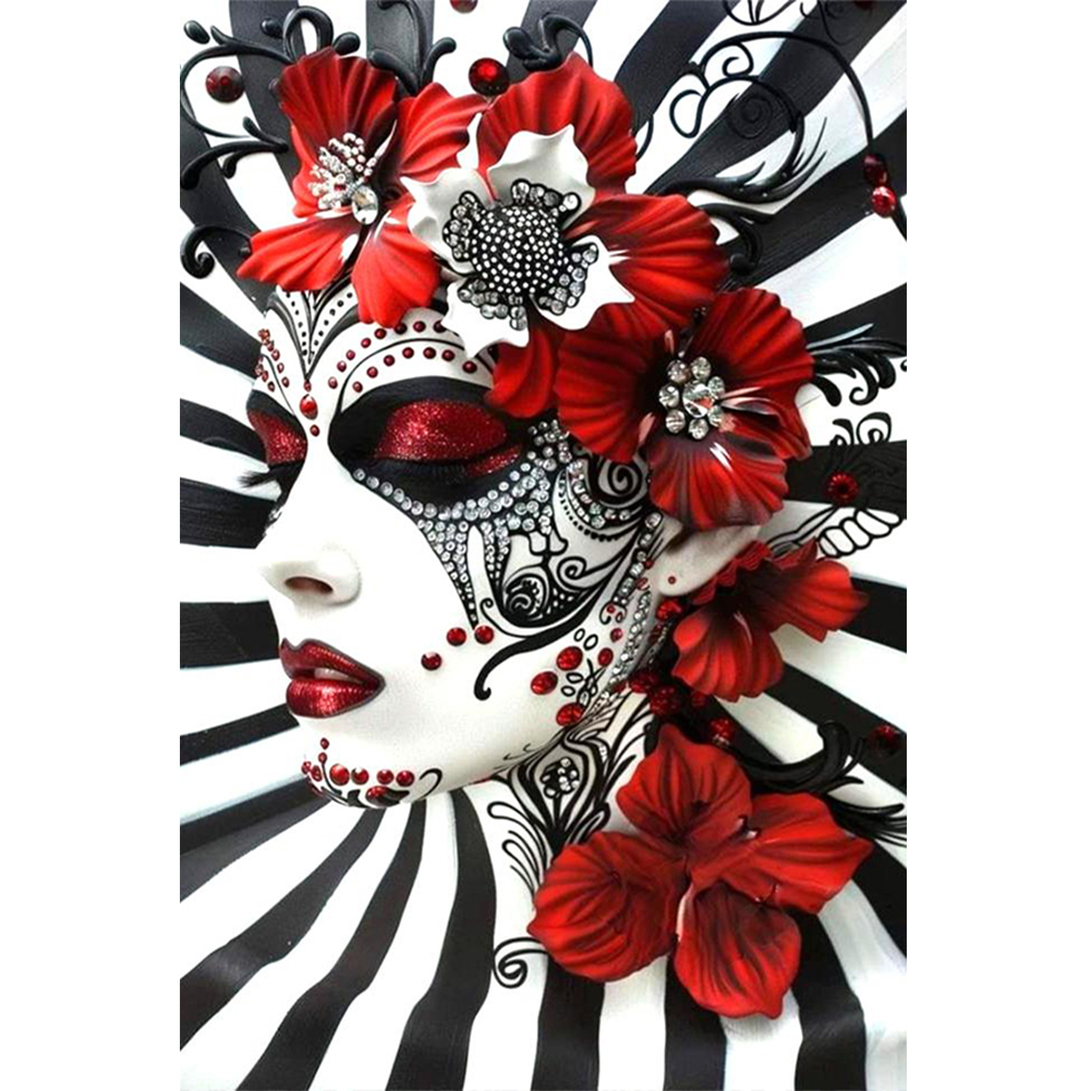 Ghost Woman 40*60cm(canvas) full round drill diamond painting
