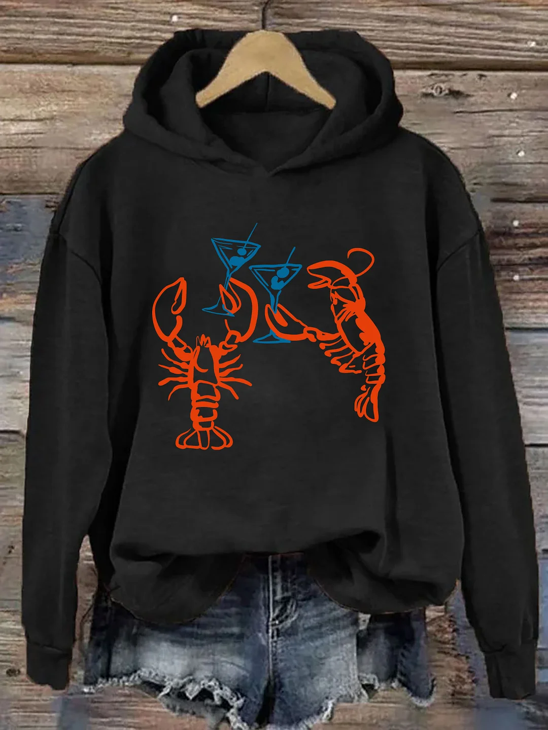 Martini Lobster Hoodie