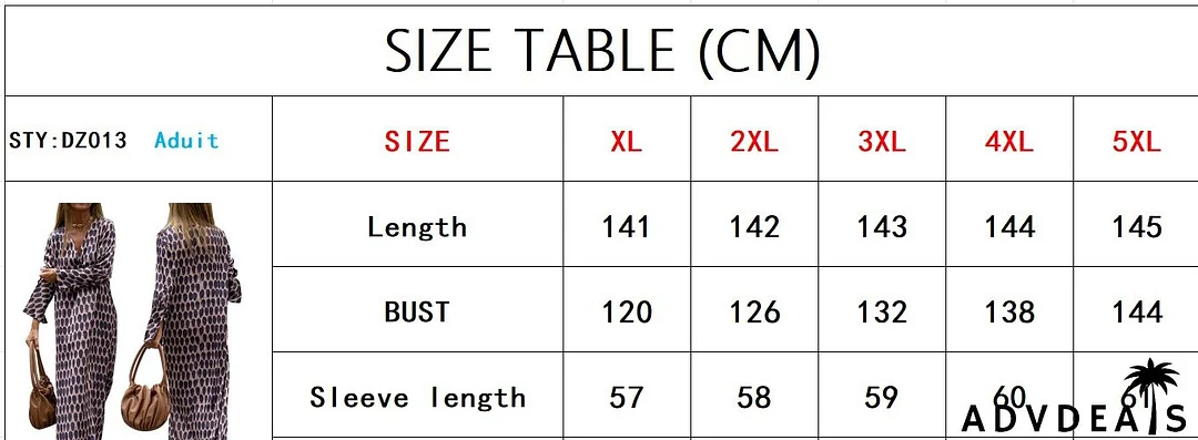 Plus Size Women Turndown Collar Long Sleeve Slit Dress