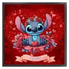 Red Heart Stitch-11CT Stamped Cross Stitch 40*40cm/15.75*15.75in