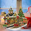 Christmas Train Special Shaped 2D Flat DIY Diamond Painting Ornament