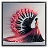 Piano Girl - 11CT Stamped Cross Stitch - 40*40cm