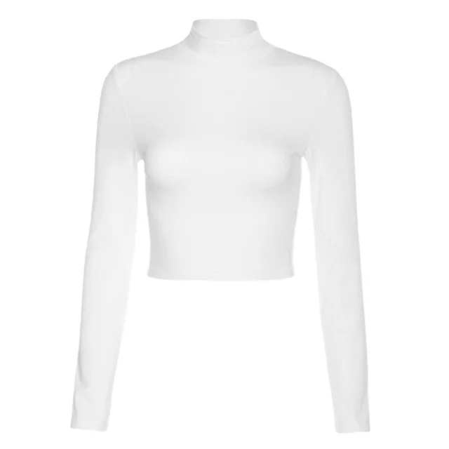 Uveng Uveng Summer Collar Sexy Women's Strap Open Back Long Sleeve Elastic Slim Shirt Jacket