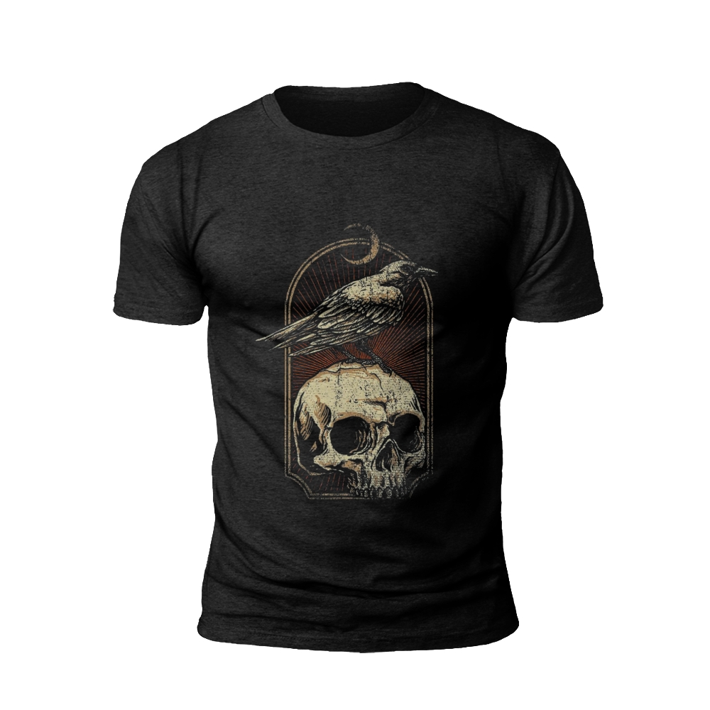 Skull and Raven: Mystical Emblem T-Shirt