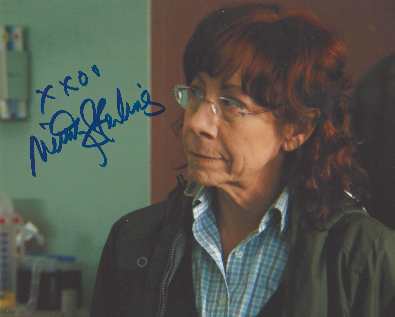 MINDY STERLING SIGNED AUTHENTIC 'LEGIT' AUSTIN POWERS 8X10 Photo Poster painting B w/COA ACTRESS