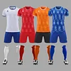 Men's Customizable Summer Sports Shirt Uniform Youth Soccer Jersey Set Name Custom Design Twill Custom Sublimation Short OEM