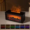 Fireplace Air Humidifier Waterless Auto-Off Aroma Diffuser for Home Decor Gift