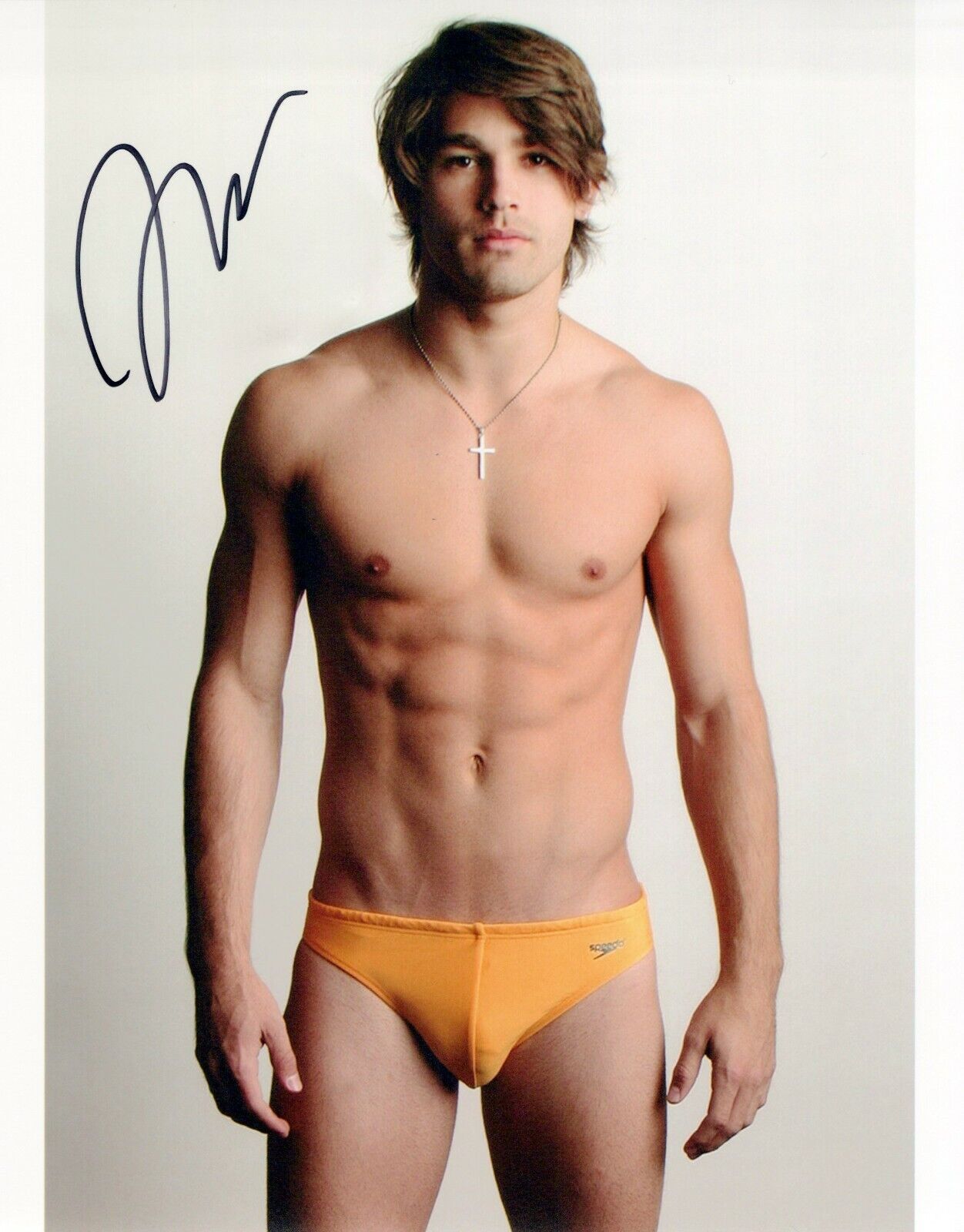 Justin Gaston head shot autographed Photo Poster painting signed 8x10 #2