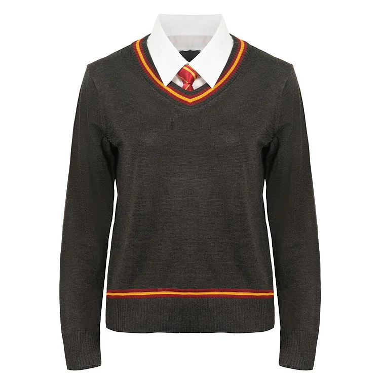 Harry Potter Hermione Sweater School Uniform Outfits Cosplay Costume Halloween Carnival Suit